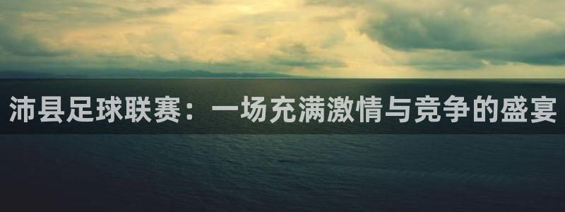 沛县足球联赛：一场充满激情与竞争的盛