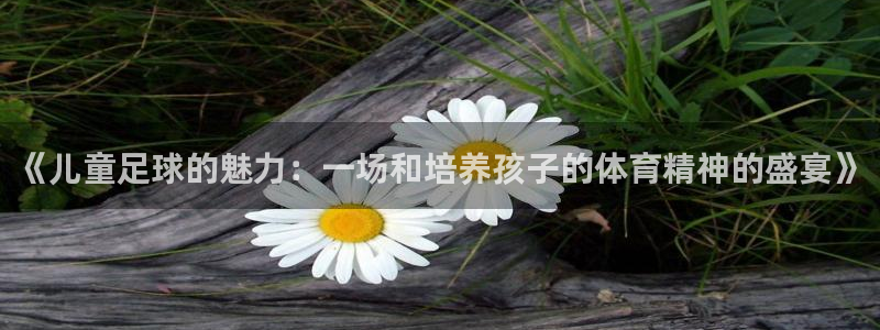 《儿童足球的魅力：一场和培养孩子的体